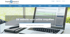 Desktop Screenshot of enqueteviainternet.nl
