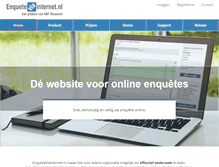 Tablet Screenshot of enqueteviainternet.nl